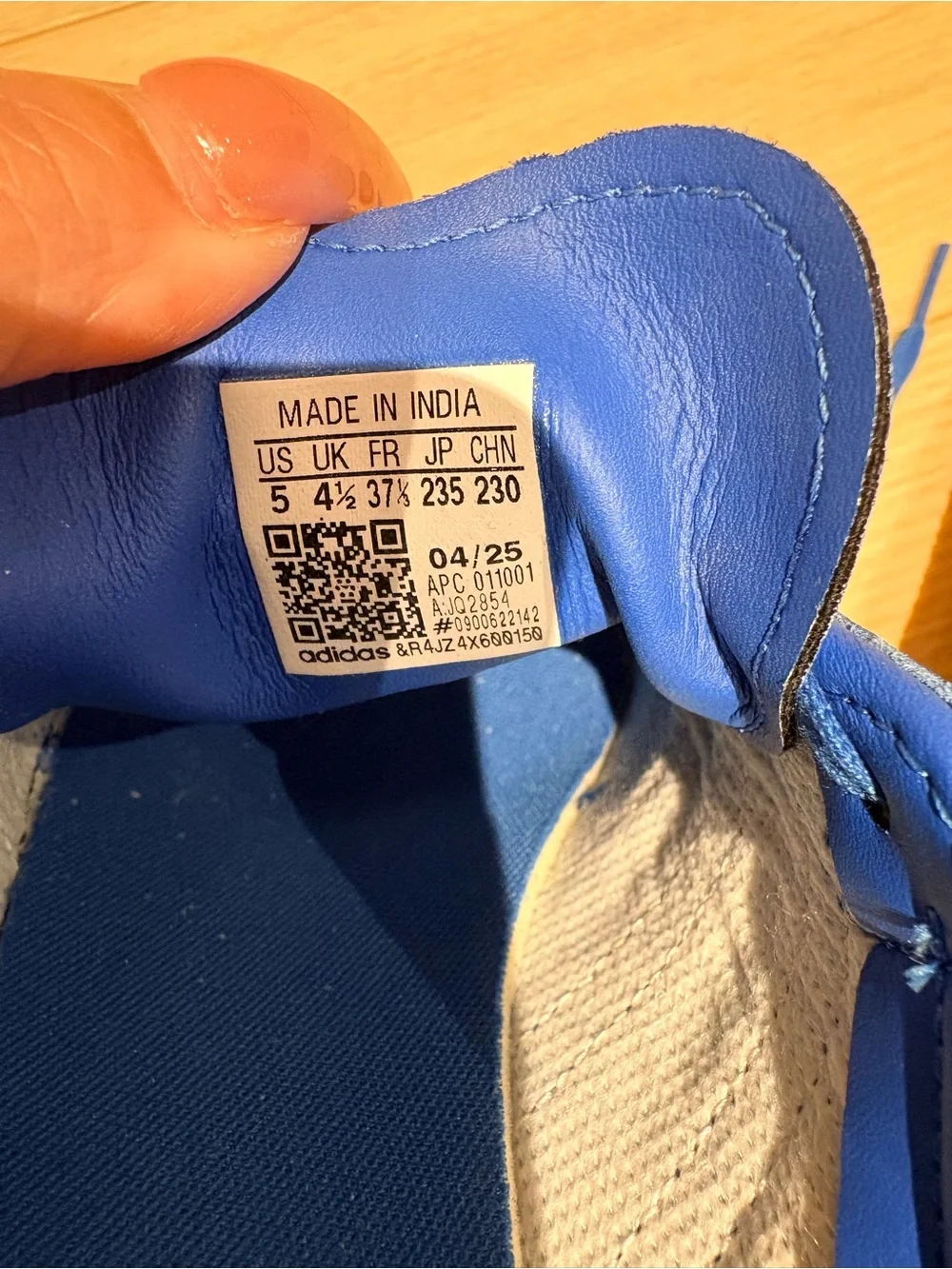adidas Blue Samba Classic Sneakers